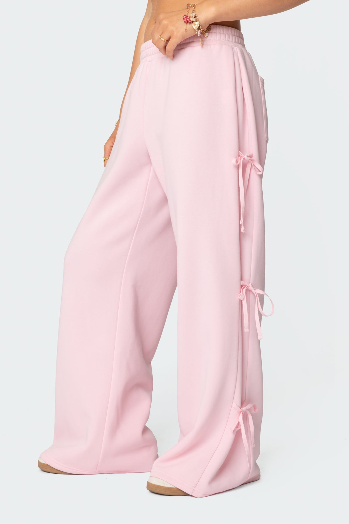 Claudette Baggy Ribbon Sweatpants - Image 2