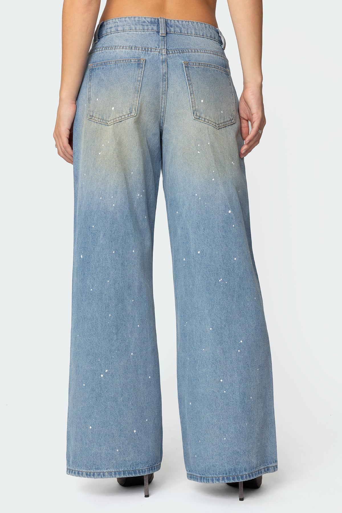Paint Splatter Low Rise Jeans - Image 5