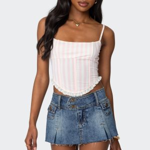 Marlen Striped Corset