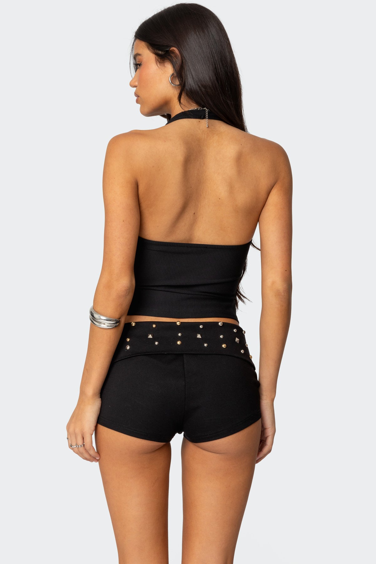 Kiana Ribbed Halter Top - Image 4