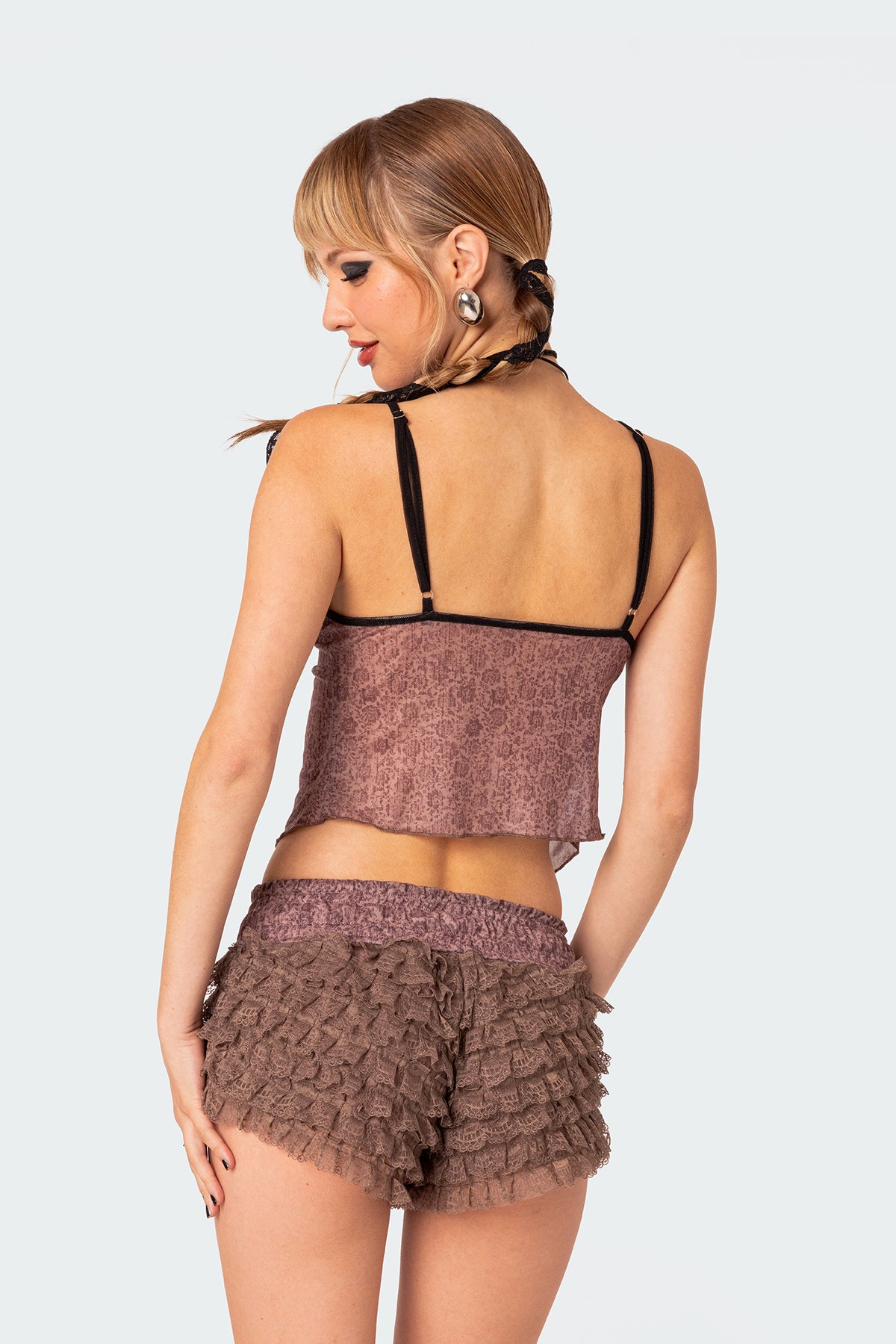 Janis Floral Ruffled Tank Top - Image 5