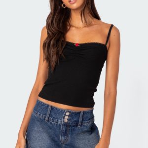 Karlee Ribbed Tank Top