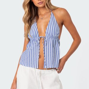 Madelyn Tie Front Top