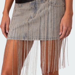 Festival Chain Faux Leather Belt