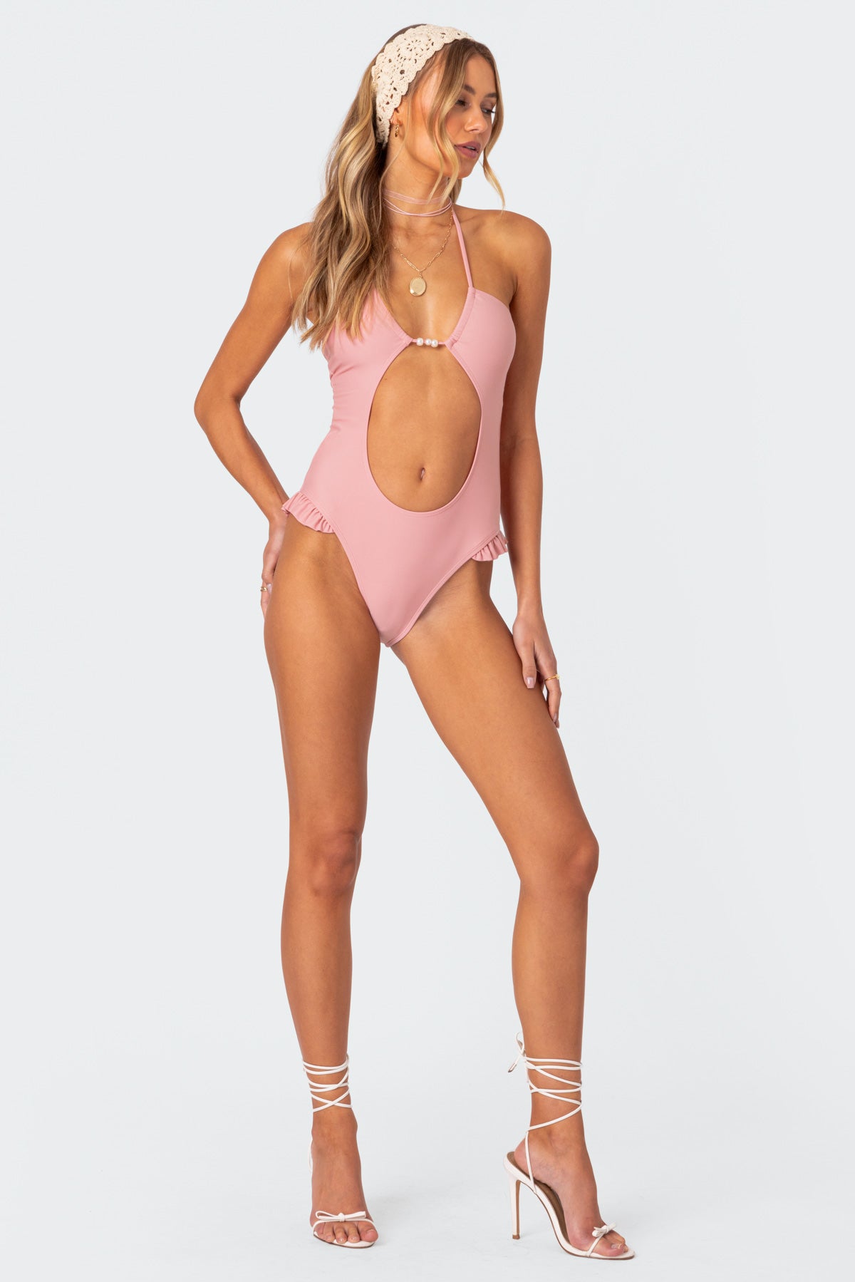 Nea Cut Out One Piece Swimsuit - Image 5