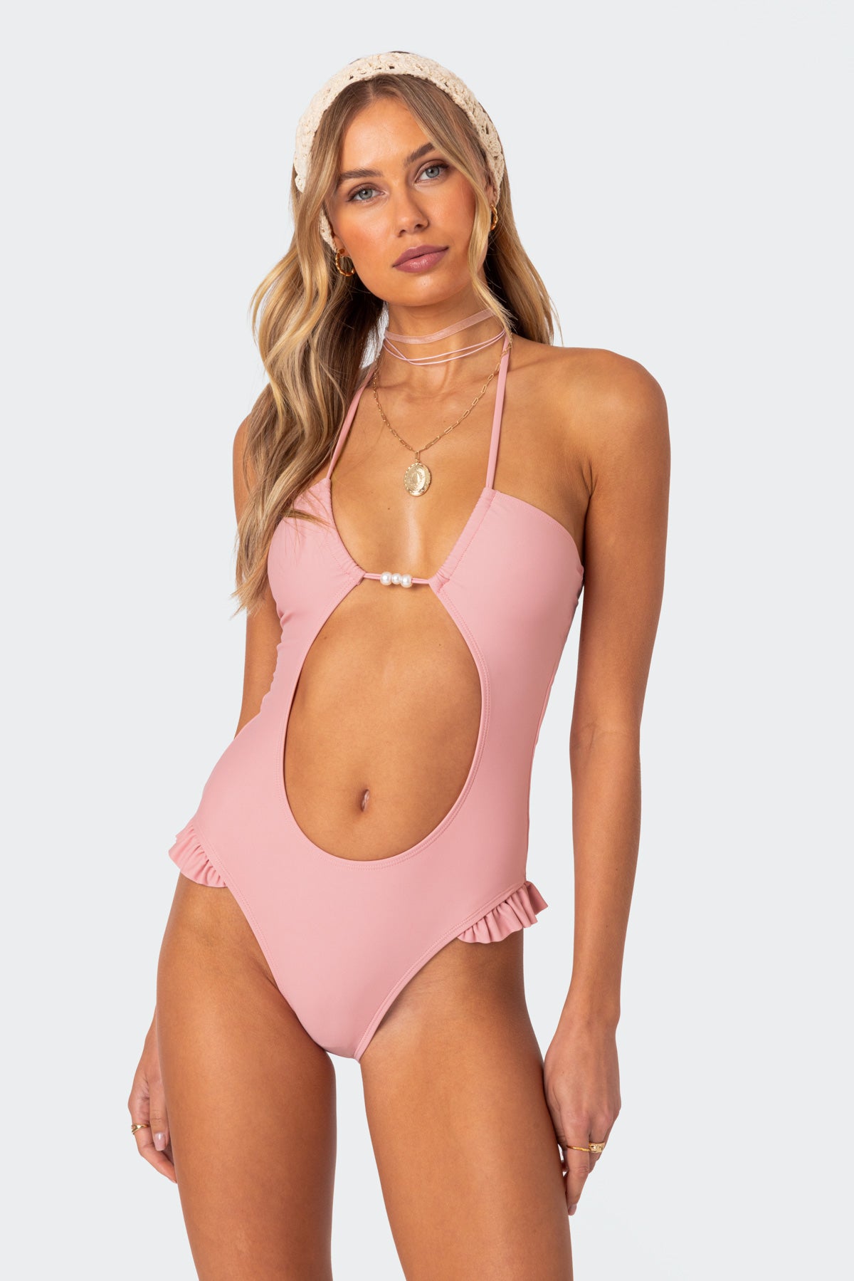 Nea Cut Out One Piece Swimsuit - Image 3