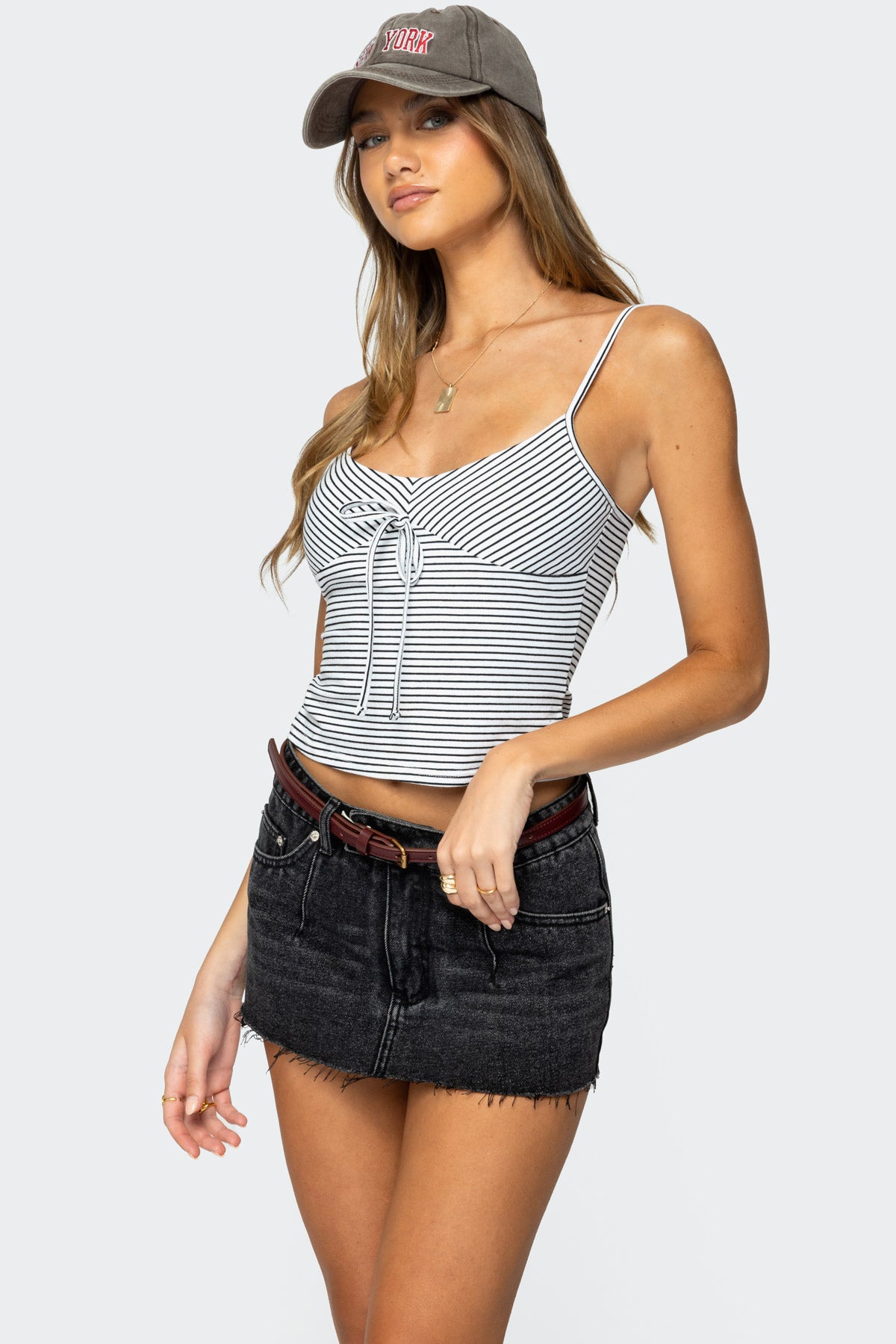 Tova Striped Scoop Tank Top - Image 3