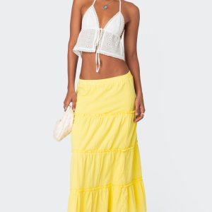 Charlotte Tiered Maxi Skirt