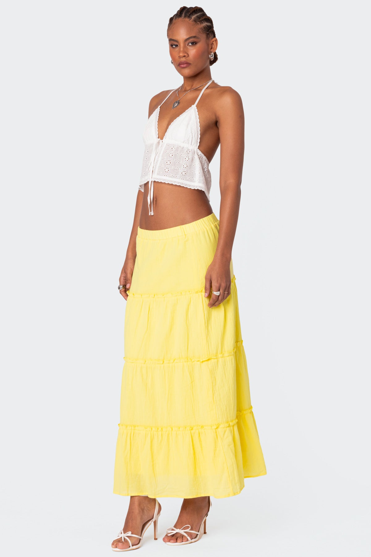 Charlotte Tiered Maxi Skirt - Image 3