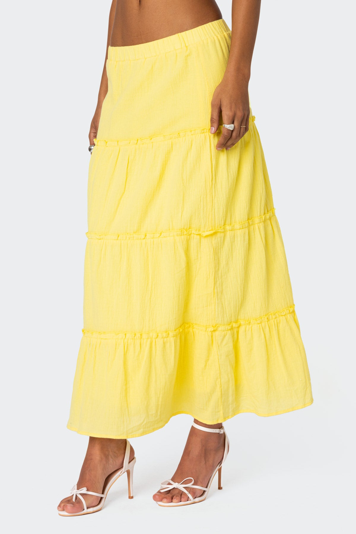 Charlotte Tiered Maxi Skirt - Image 4