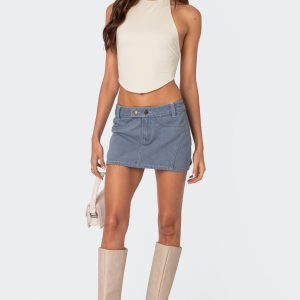 Louisa Denim Mini Skirt
