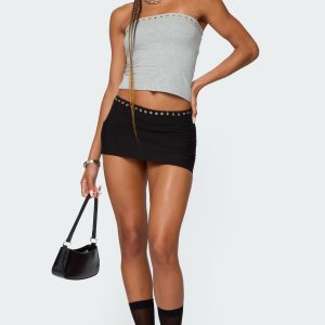 Jaxie Grommet Mini Skort