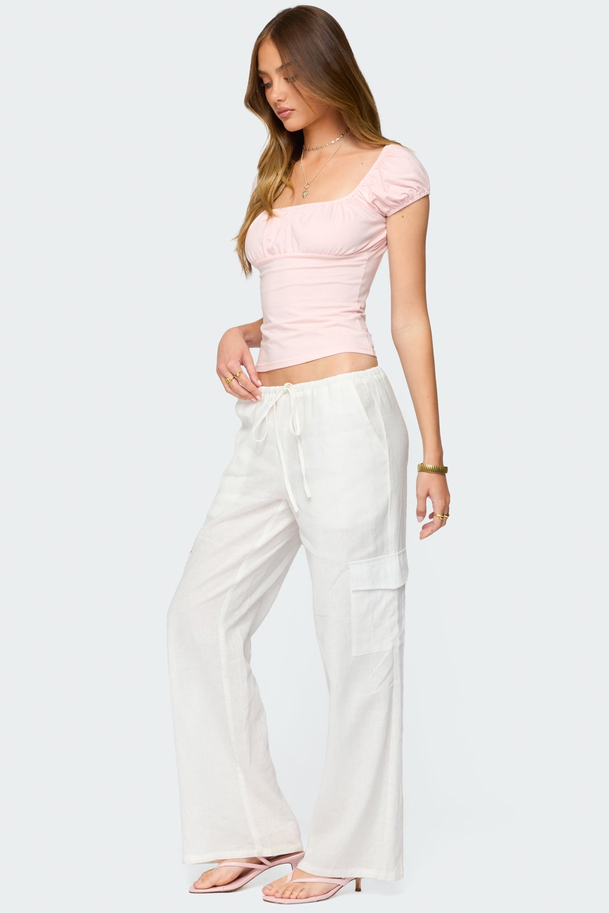 Oleana Gathered Bust Top - Image 4