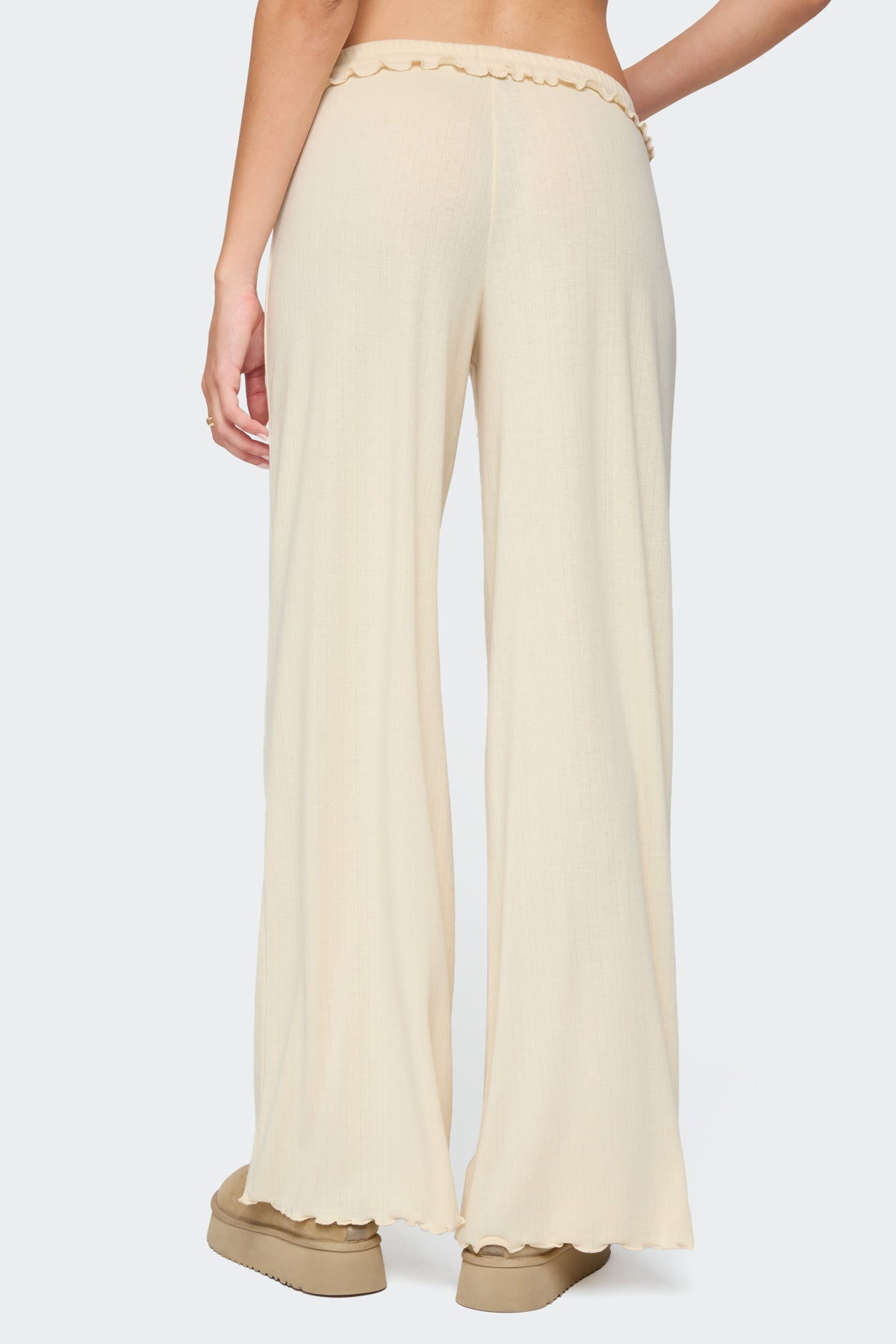 Posy Ruffle Pointelle Pants - Image 6