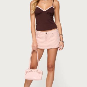 Sukie Denim Mini Skort