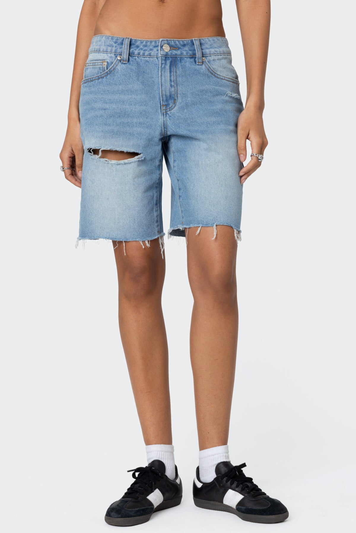 Riptide Denim Bermuda Shorts - Image 2