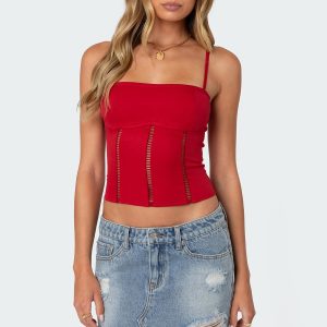 Jennie ladder knit corset
