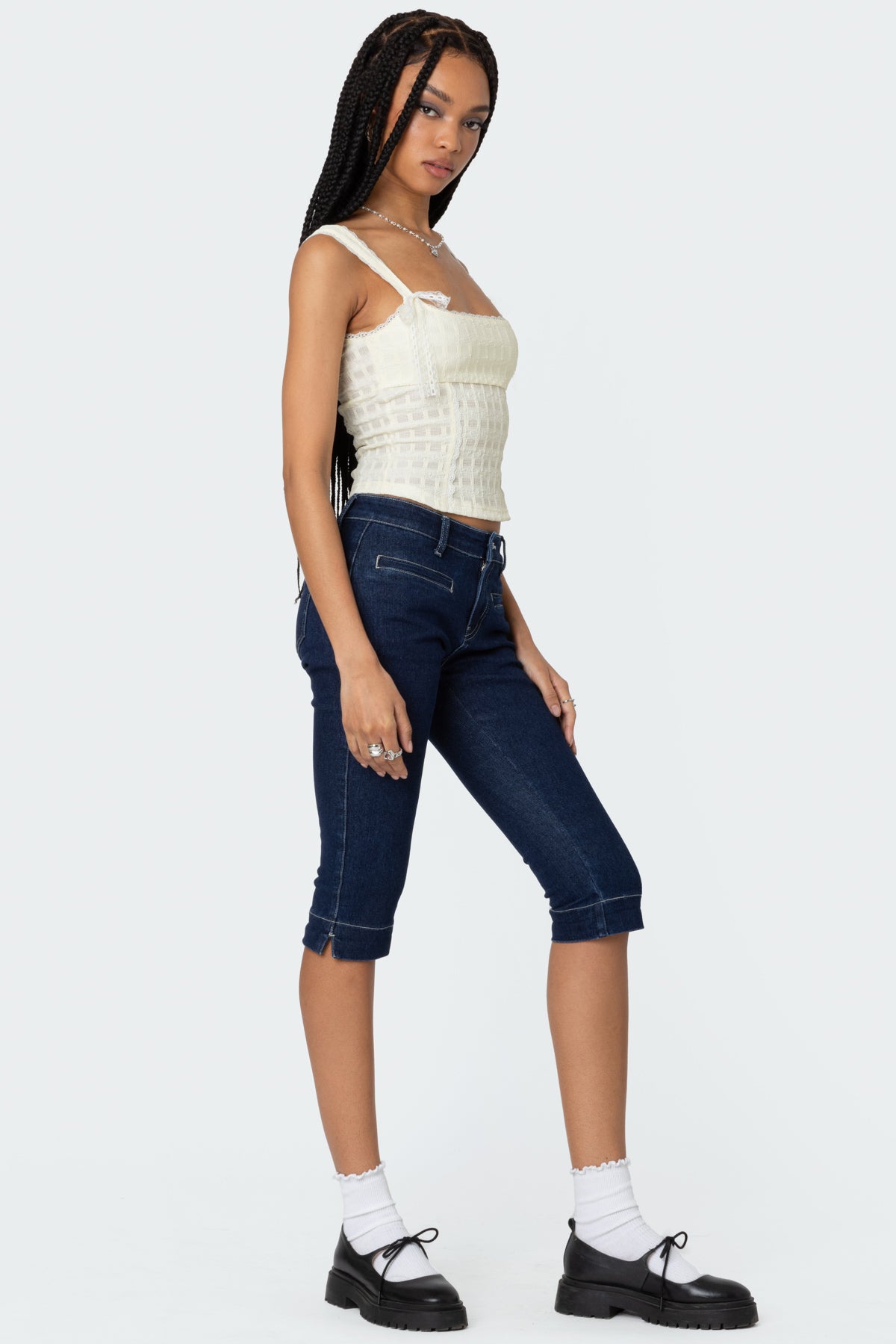 Textured Bustier Top - Image 4