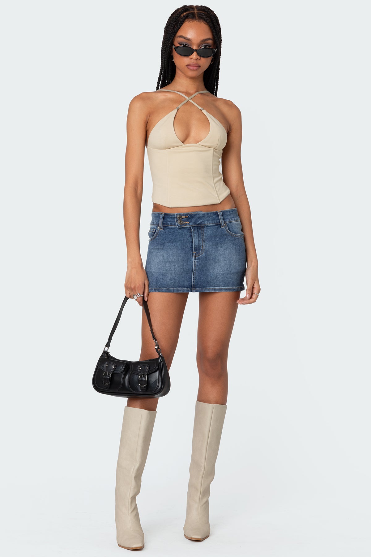 Lou Crossover Beaded Corset - Image 2