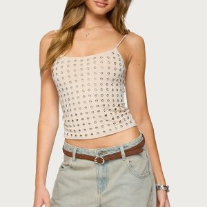 Vallie Grommet Tank Top