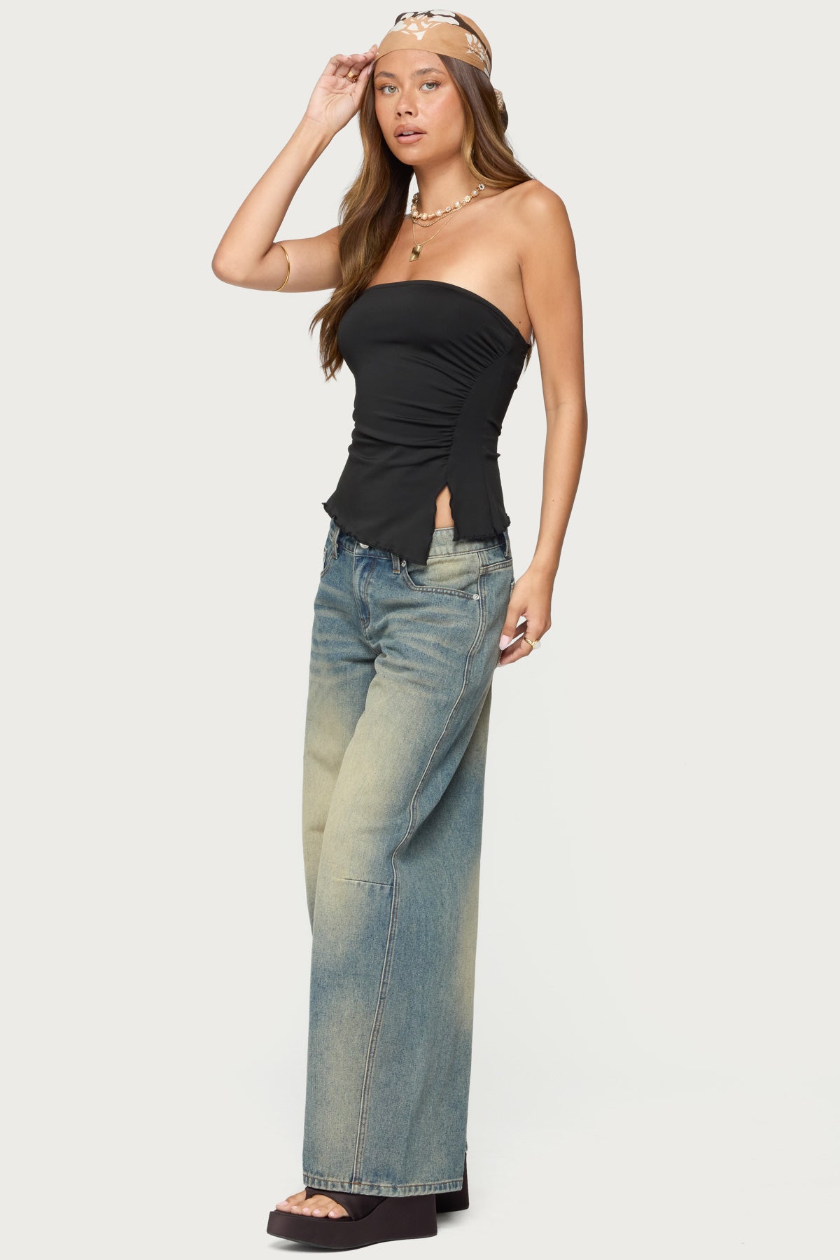 Belinda Asymmetric Tube Top - Image 4