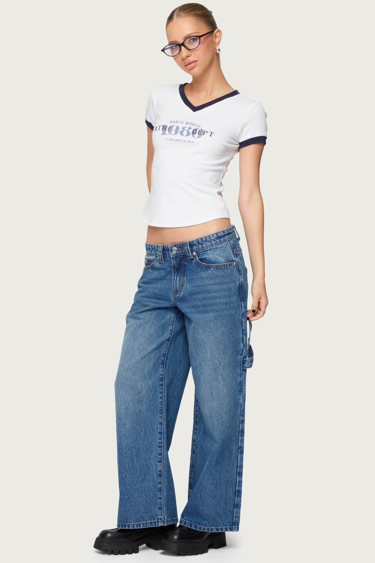 Petite Carpenter Low Rise Jeans - Image 4