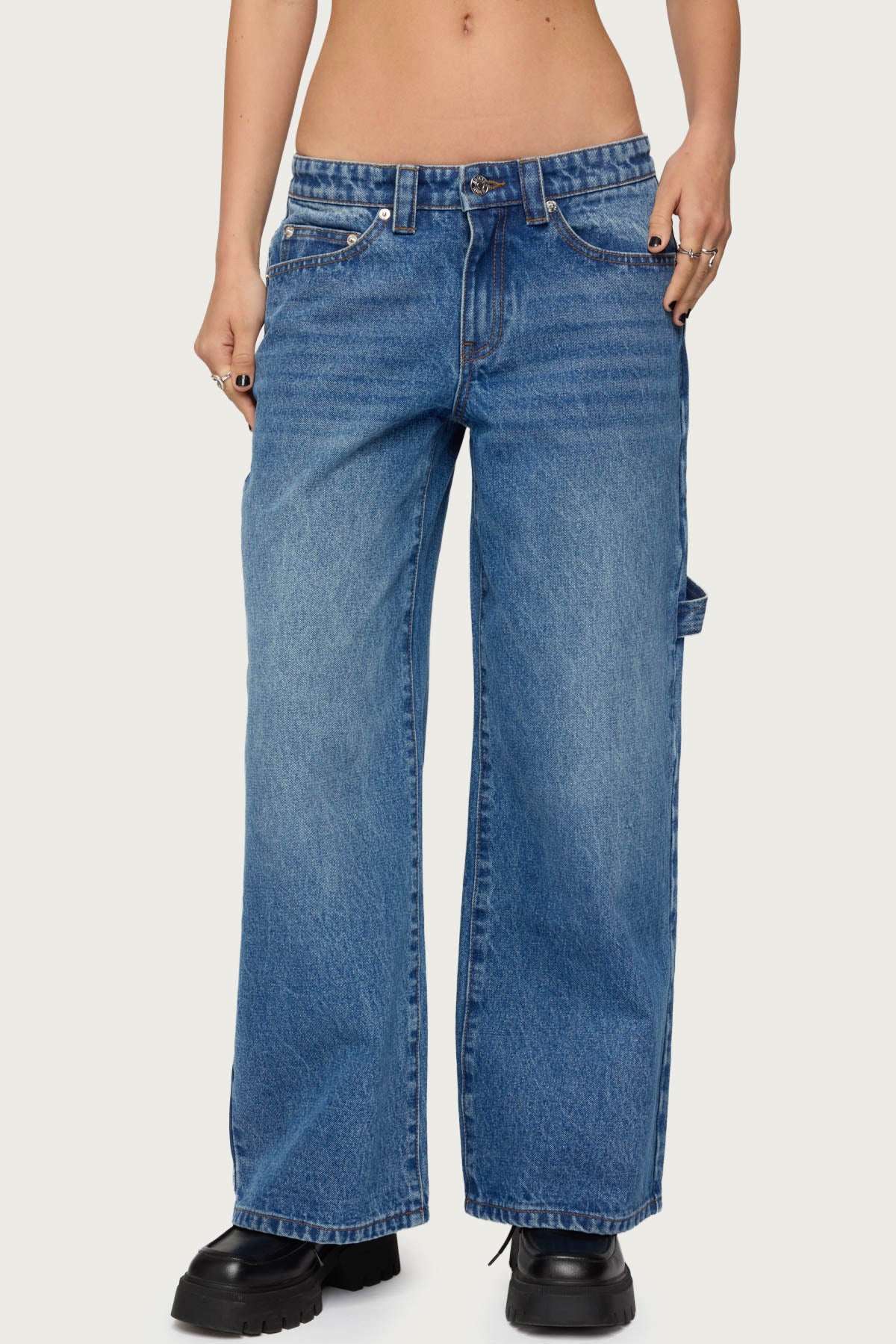 Petite Carpenter Low Rise Jeans - Image 3