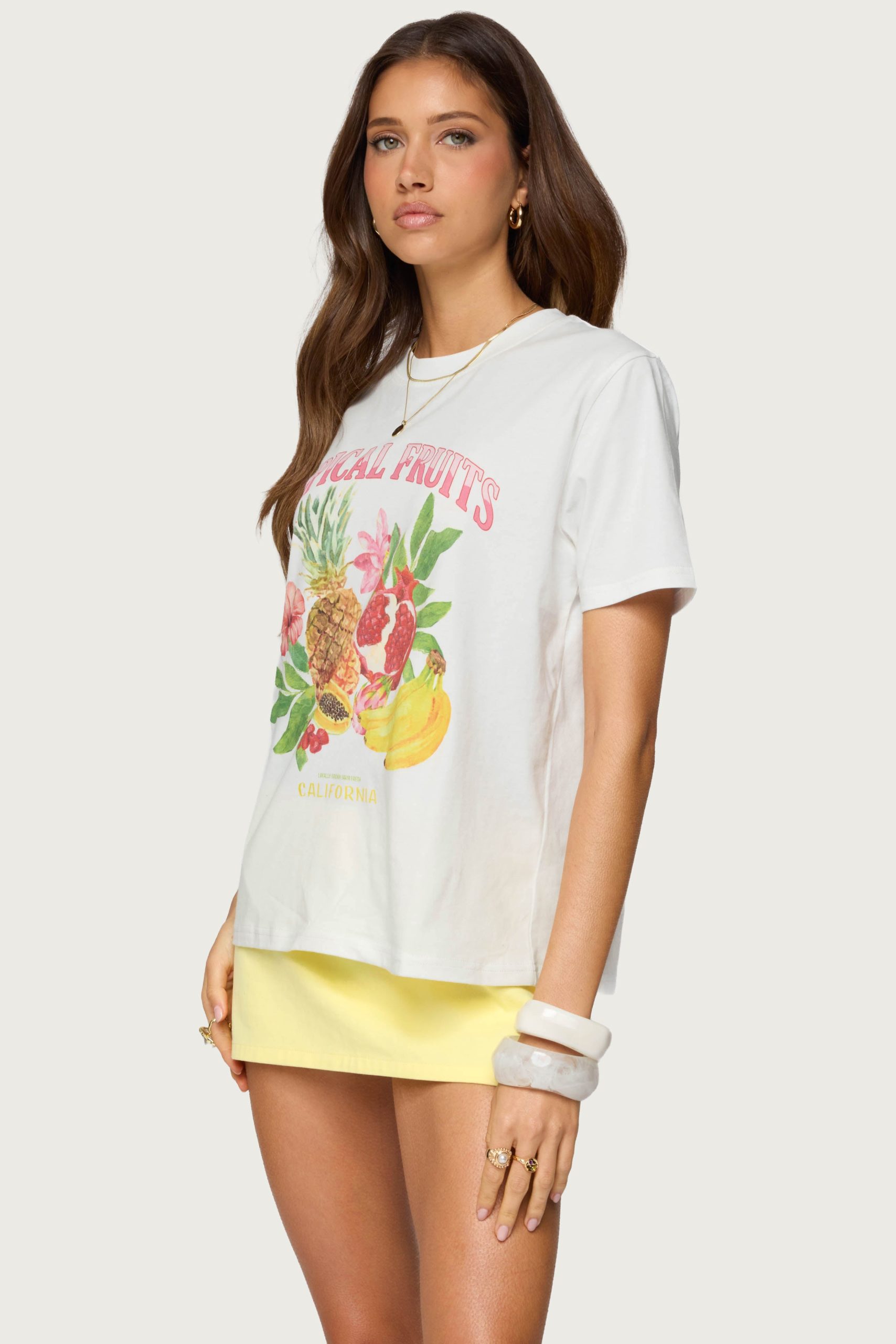 Tropical Fruits Graphic T Shirt - Image 3
