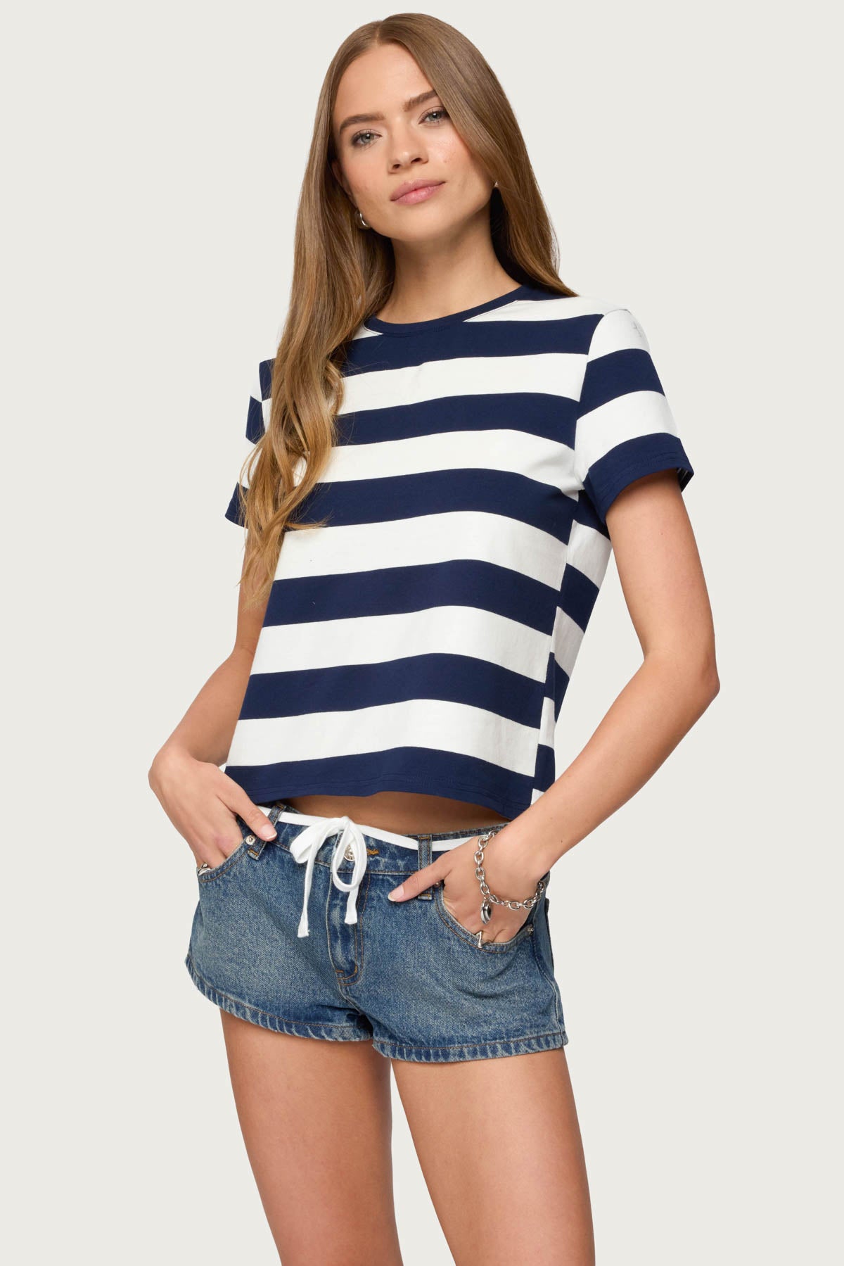 Valetta Oversized Striped T Shirt - Image 3