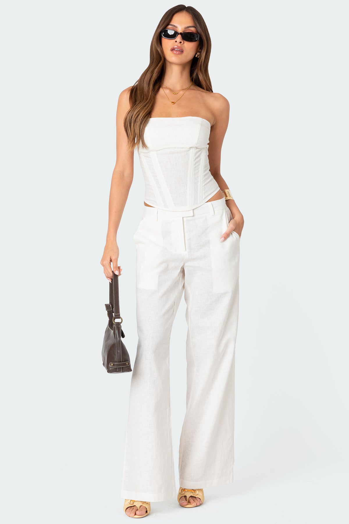 Arya Linen Look Corset - Image 2