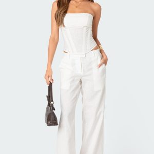 Arya Linen Look Pants
