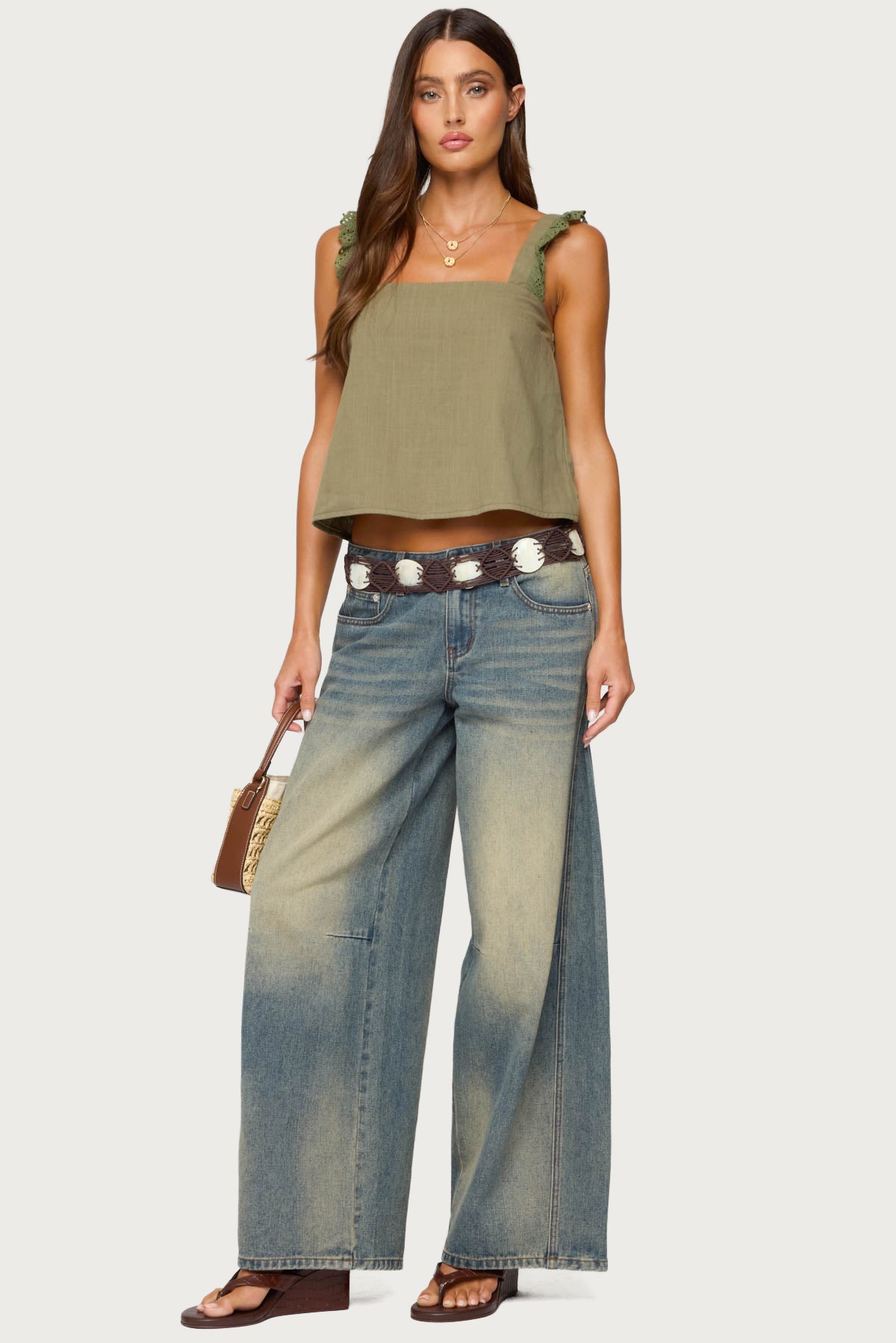 Viviana Linen Look Top - Image 2