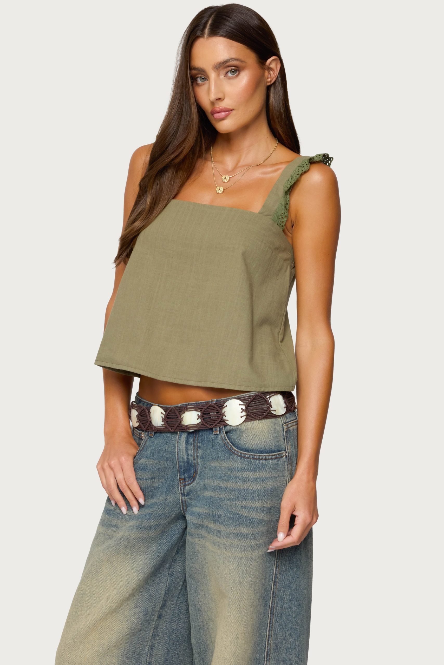 Viviana Linen Look Top - Image 3