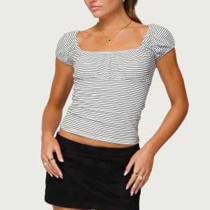 Oleana Gathered Bust Top