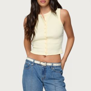 Basel Button Up Tank Top