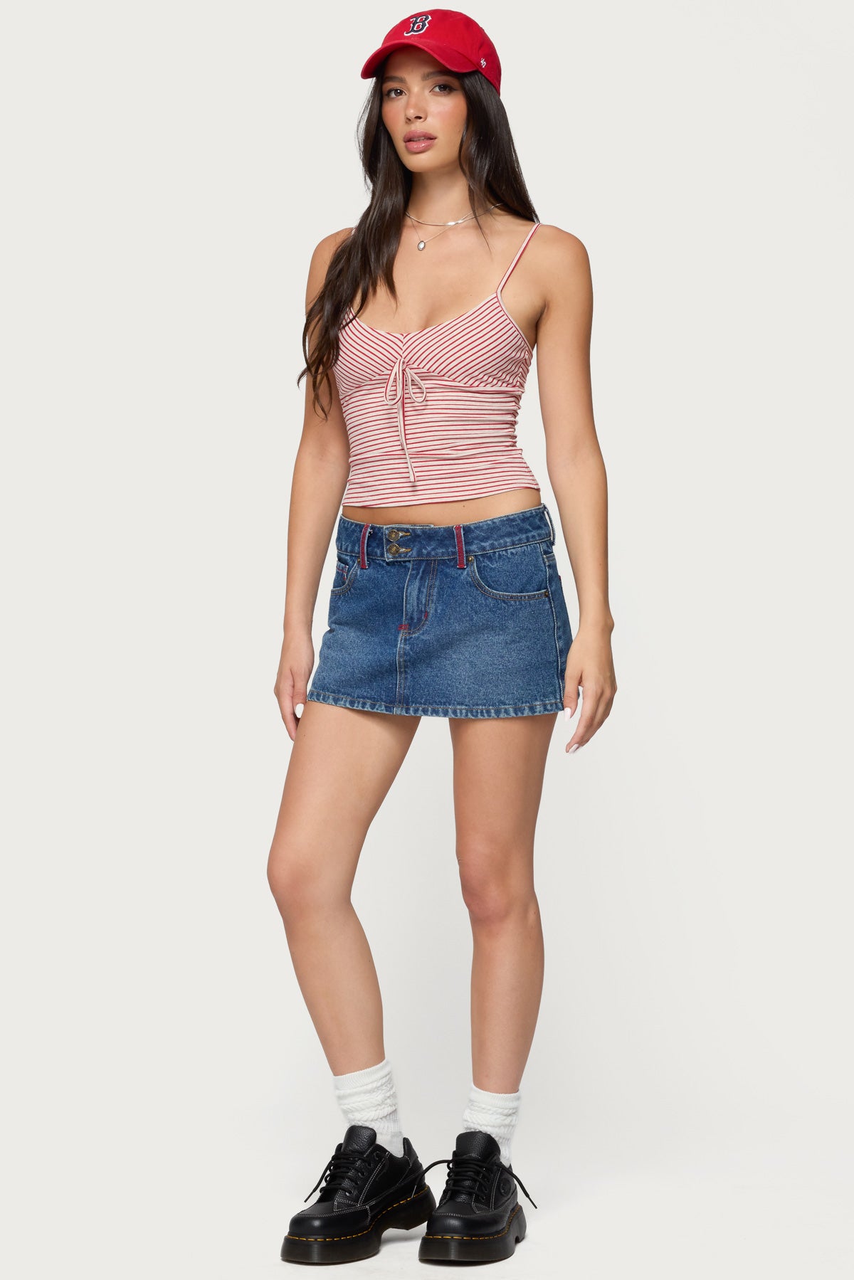Tova Striped Scoop Tank Top - Image 5