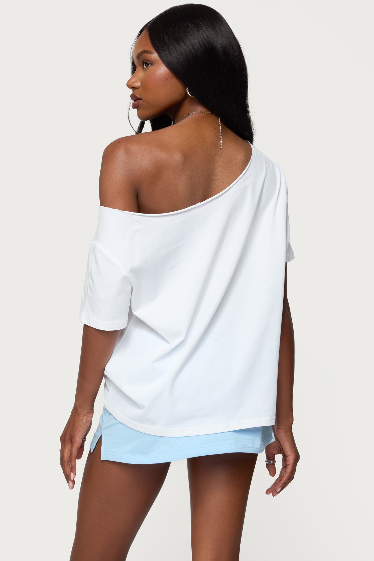 Hawaiian Babe Off Shoulder T Shirt - Image 5