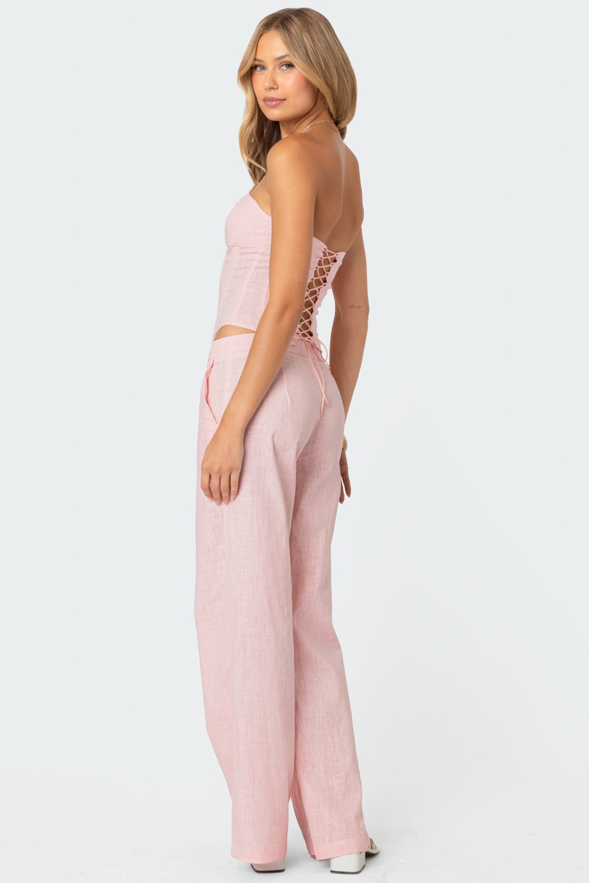 Arya Linen Look Corset - Image 4