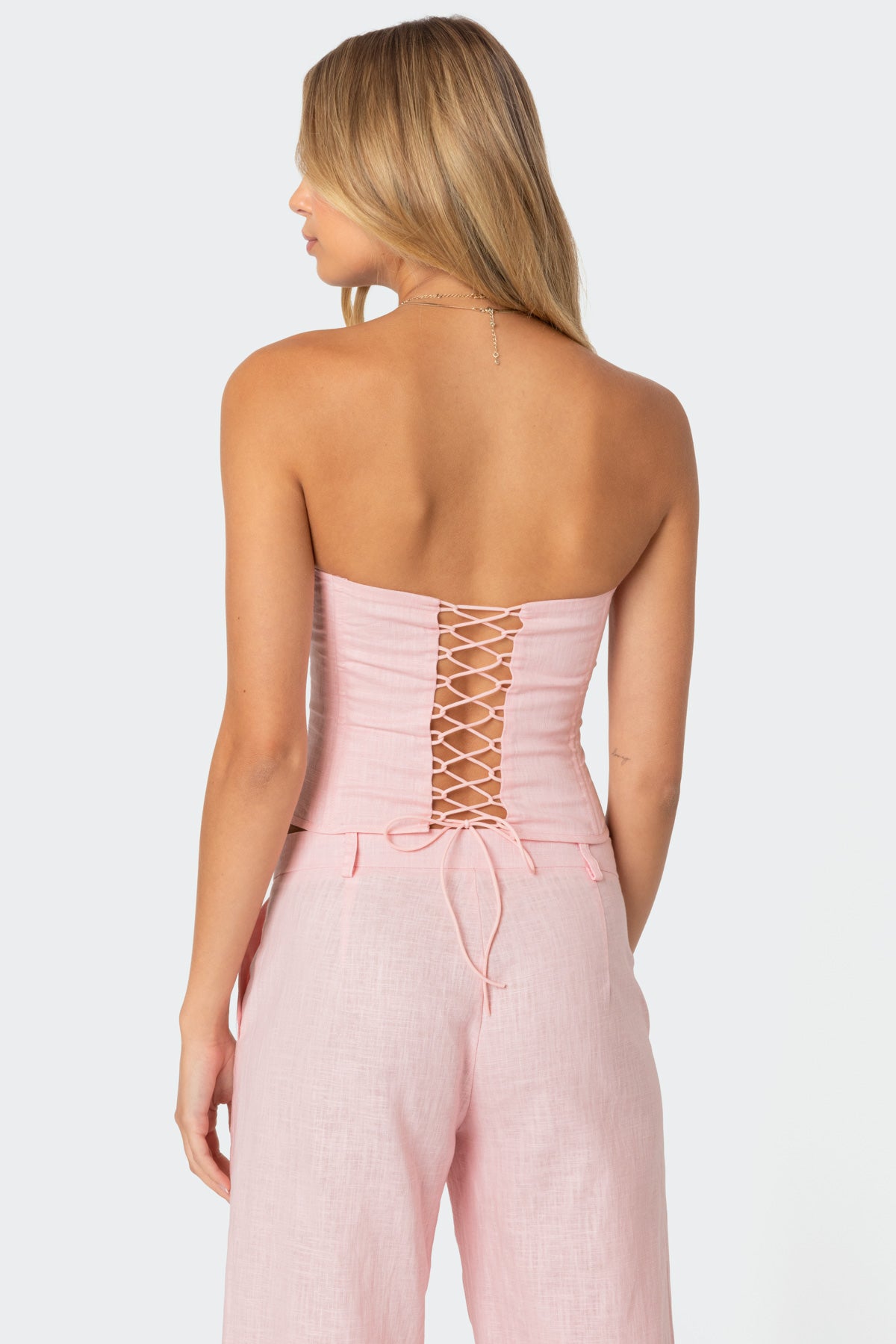 Arya Linen Look Corset - Image 5