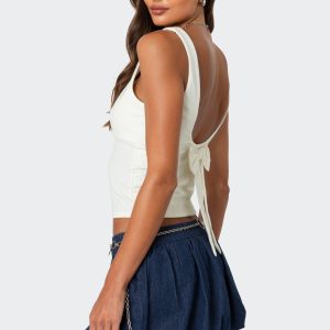 Ronda Bow Back Tank Top