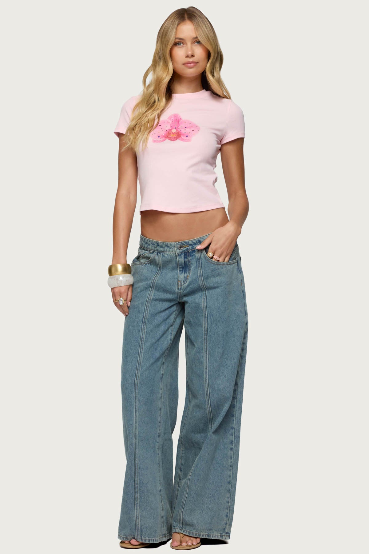 Orchid Gemstone T Shirt - Image 4