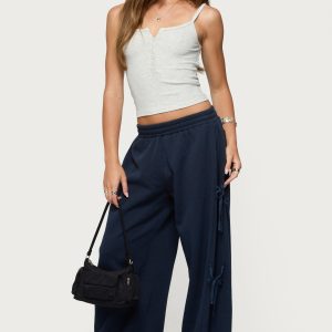 Claudette Baggy Ribbon Sweatpants
