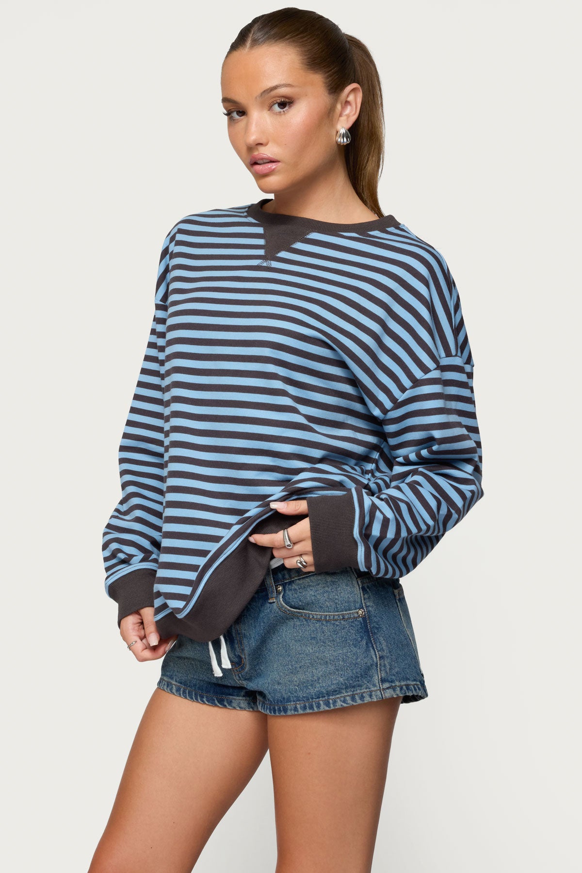Onda Striped Sweatshirt - Image 3