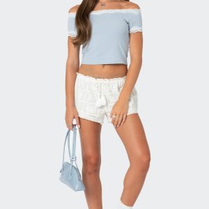 Needlepoint Lacey Shorts