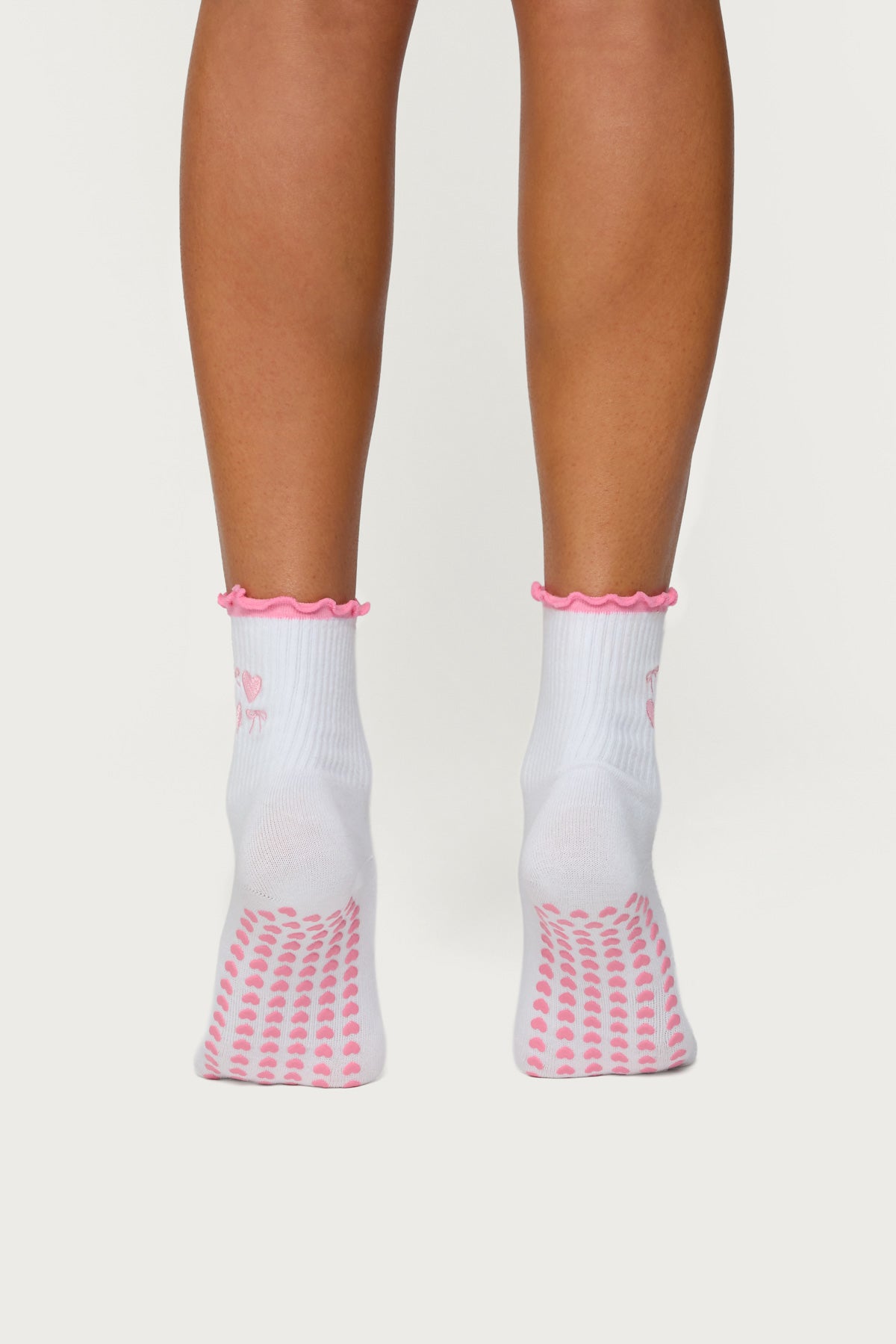 Heart & Bow Pilates Socks - Image 3