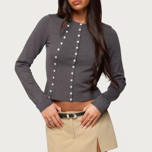 Hestia Button Up Knit Cardigan