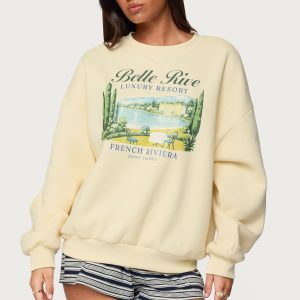 French Riviera Oversized Sweatshirt