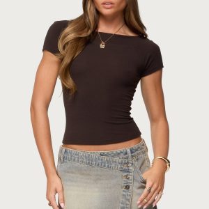 Becca Boat Neck Top