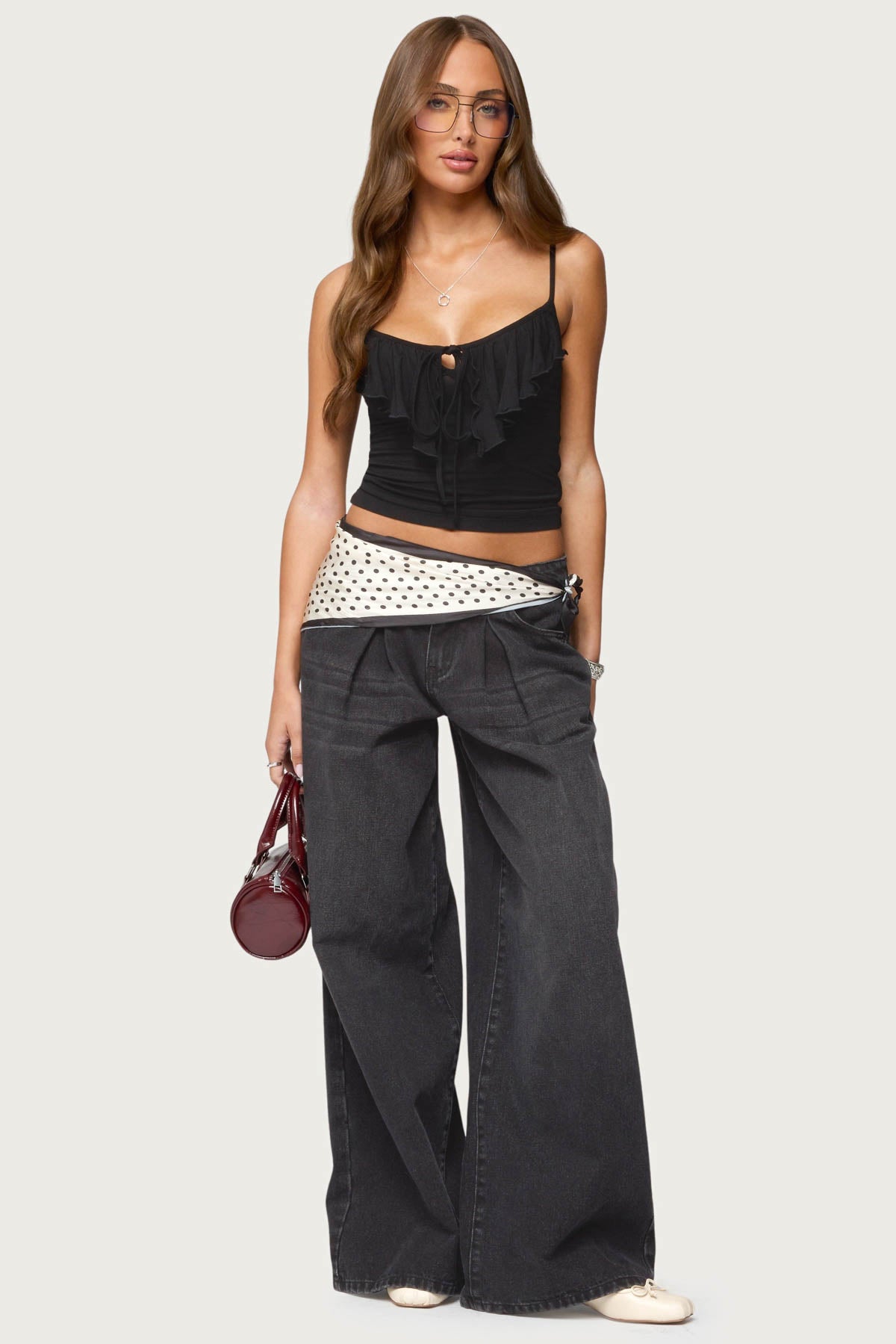 Jezebel Ruffle Tank Top - Image 2