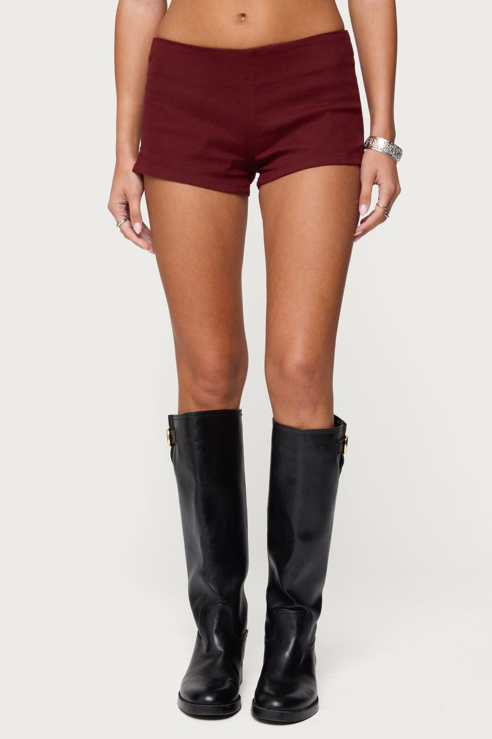 Dinah Denim Micro Shorts - Image 2